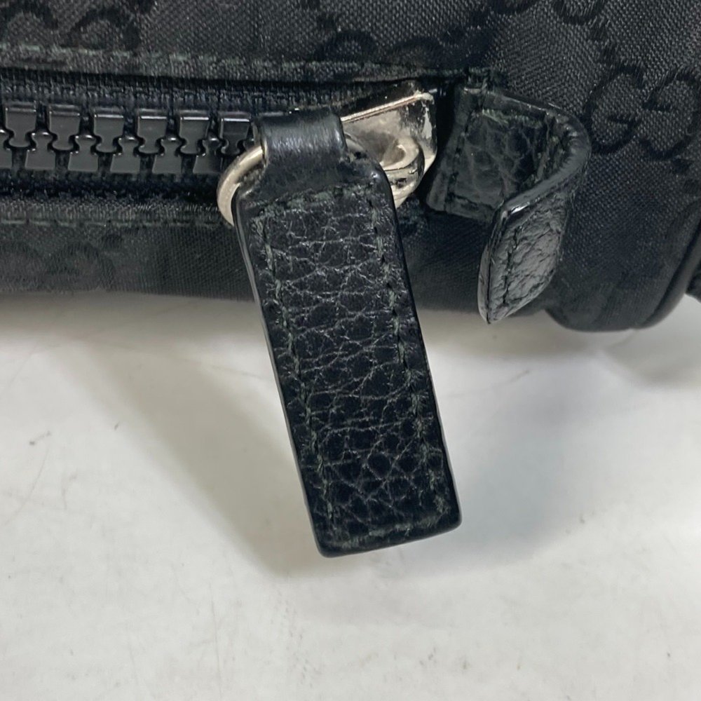 GUCCI 509643 GG Belt Bag, Body Waist Pouch, Crossbody Nylon, Men's, Black - Picture 10 of 10
